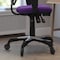 Flash Furniture Purple Mesh Multifunction Chair - Roller Wheels HL-0001-PUR-RLB-GG - alternate 4